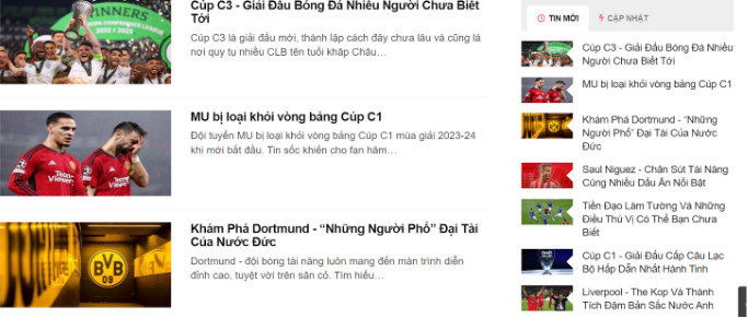 TTBD - Xem bóng đá trực tiếp chất nhất thị trường Việt 1 Cập nhật nhiều tin bóng đá hot trong ngày