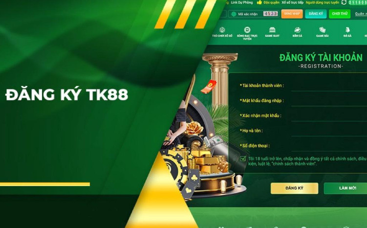 Hướng dẫn các bước đăng ký TK88 chi tiết nhất Hướng dẫn các bước đăng ký TK88 chi tiết nhất