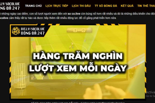 Ưu thế nổi bật của kênh Soco live Ưu thế nổi bật của kênh Soco live