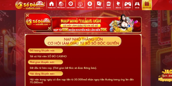 Lợi ích của sự kiện nạp nhỏ thắng lớn Lợi ích của sự kiện nạp nhỏ thắng lớn